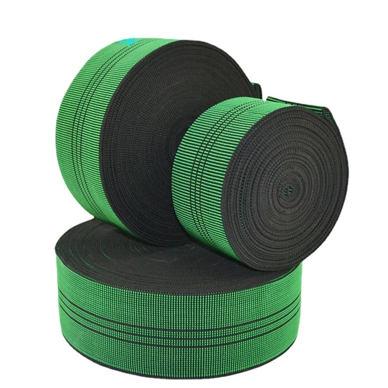 High Quality Heavy Tenacity Elastic Webbing Rubber Band For Furniture Sofa Cushion Backrest Elastic Belt