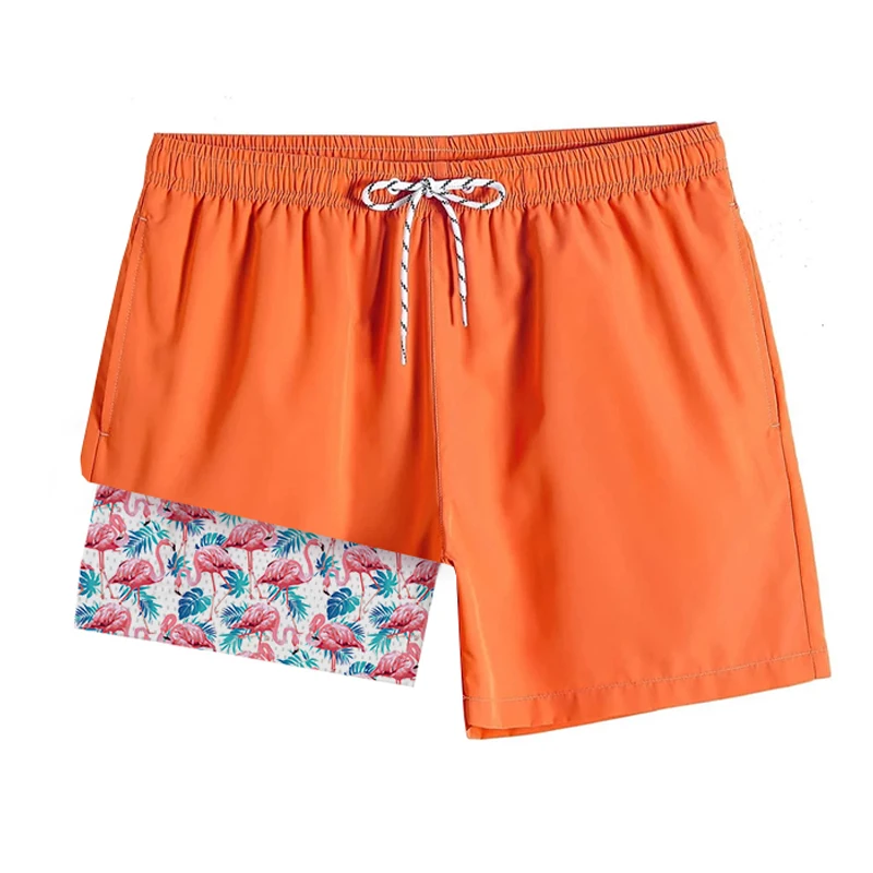 Mens Board Shorts Bathing Solid Color Swimming Trunks Quick Drying Beach Shorts Boardshorts With Waist String