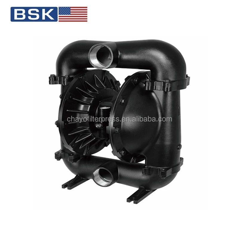 BSK Aluminum With PTFE Membrane AODD Double Pneumatic Diaphragm Pump