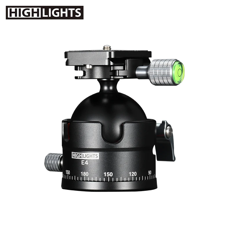 New Product Shooting Telephoto Lens 3D Strong Locking High Loading Tripod Ball Head