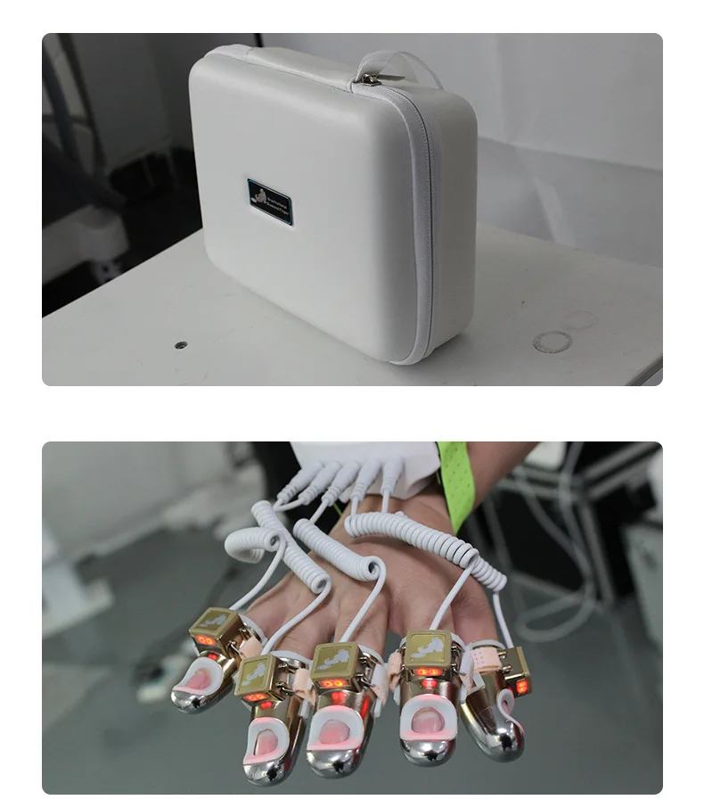 Face Lifting Radio Frequency Microcurrent Golden Finger RF EMS Beauty Machine