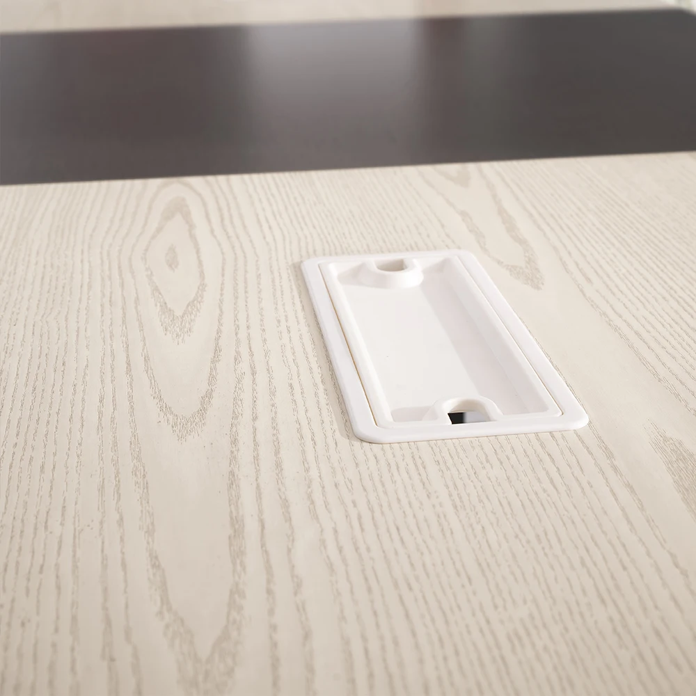 high quality modern Rectangle meeting table boardroom table conference table metal legs genova Office furniture