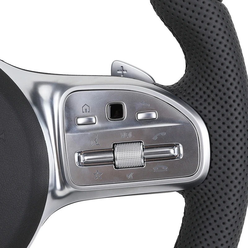 Custom Upgrade Full Leather Steering Wheel for Mercedes Benz Mercedes-Benz AMG GT X166 W213 W205 W204 W222 W212 E63 C63 AGM