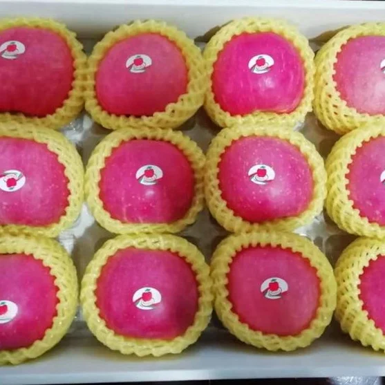 
Новые свежие фрукты Yantai area, красные румяна яблока Fuji, подарочная упаковка 