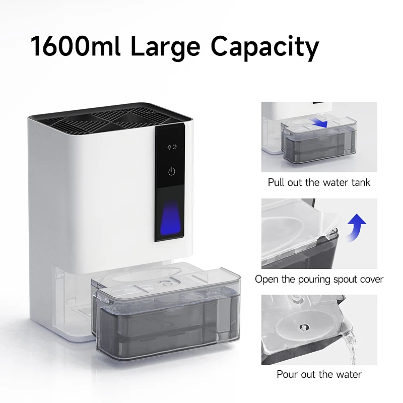 High Quality Dehumidifying Humidity Moisture Removal Indoor Desktop Home Commercial Dehumidifier