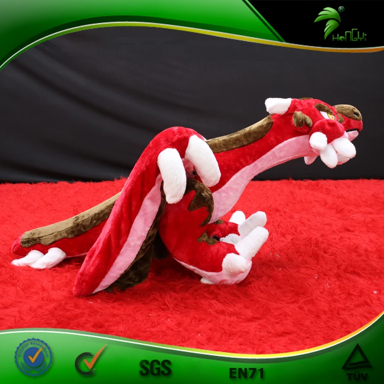 Hot Sell Inflatable Custom Furry Red Dragon Suit Inflatable Red Dragon Plush Costume hongyi SPH