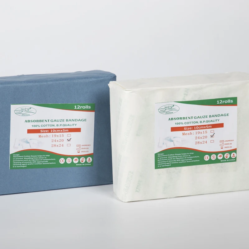 100% Cotton Absorbent medical cotton gauze bandage