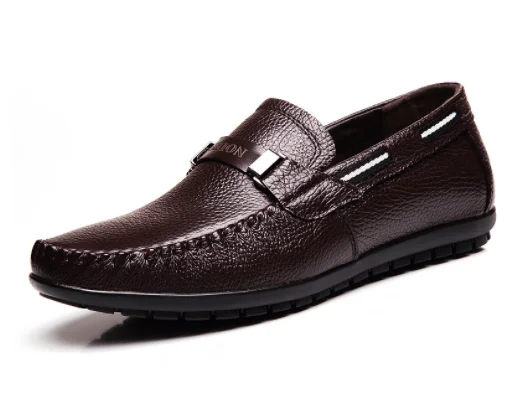 Men Soft Moccasin Driving Shoes Big Size Genuine Leather Boats Men Loafers Shoes