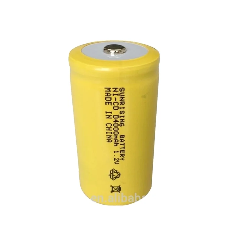 Nickel cadmium battery D 4000mah 1.2v high temperature