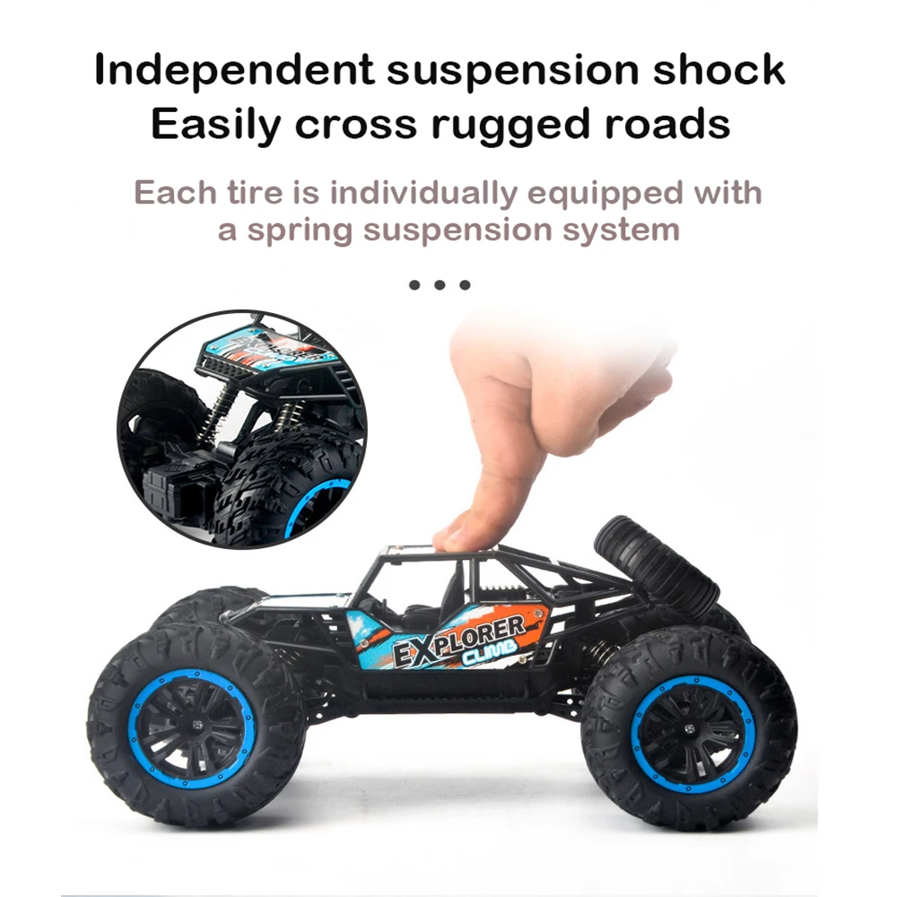 Battery Operated 2.4GHZ Off-road Remote Control Cross country Radio Control  Car Toys RC Vehicle RC Stunt Car For Kids Boy Toy