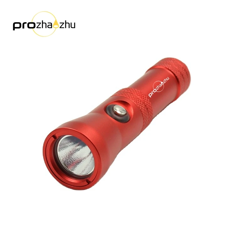 1000 Lumen IP68 Waterproof 100M LED Diving Flashlight with 18650 battery Rechargeable