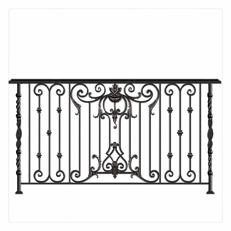 Designs Outdoor Balcony Used Wrought Iron Railings