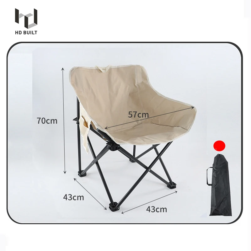 Hot sale professional outdoor furniture camping equipment folding moon chair leisure chair
