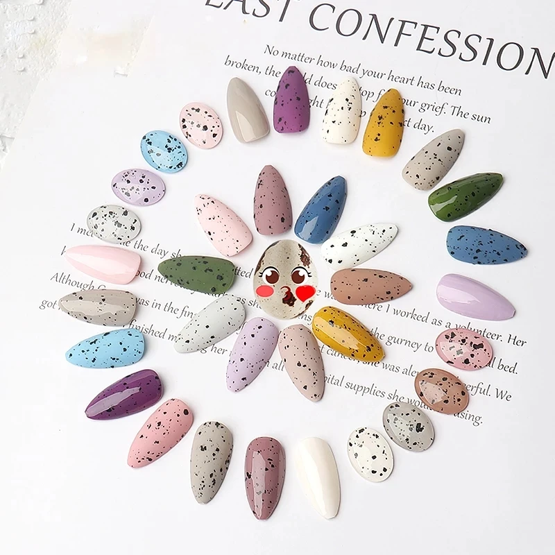 Wholesale Lasting Long Bright Quail Egg Print Nail Gel Polish Non Toxic Organic Uv Gel Nail Polish