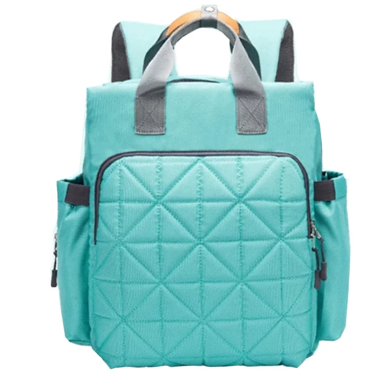 Innovative Large Capacity Waterproof Portable Baby Geometric Patterns Diaper Bag