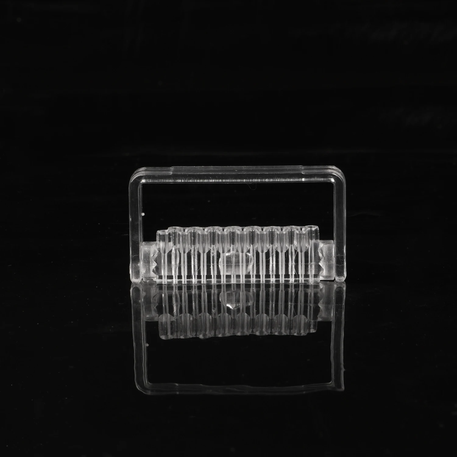 16-Holes Clear Dental Bur Holder Autoclavable Plastic Rack Stand Frame Holder Dispenser