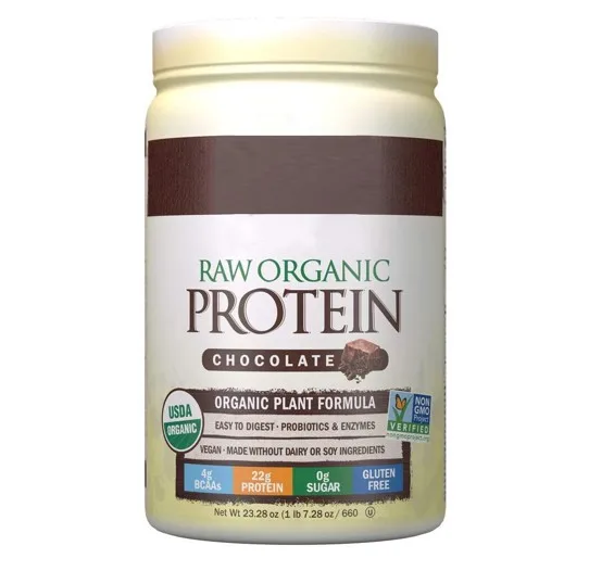 Private Label 100% Natural Formulation Sugar Free Protein Shake Raw Organic Protein Chocolate Powder