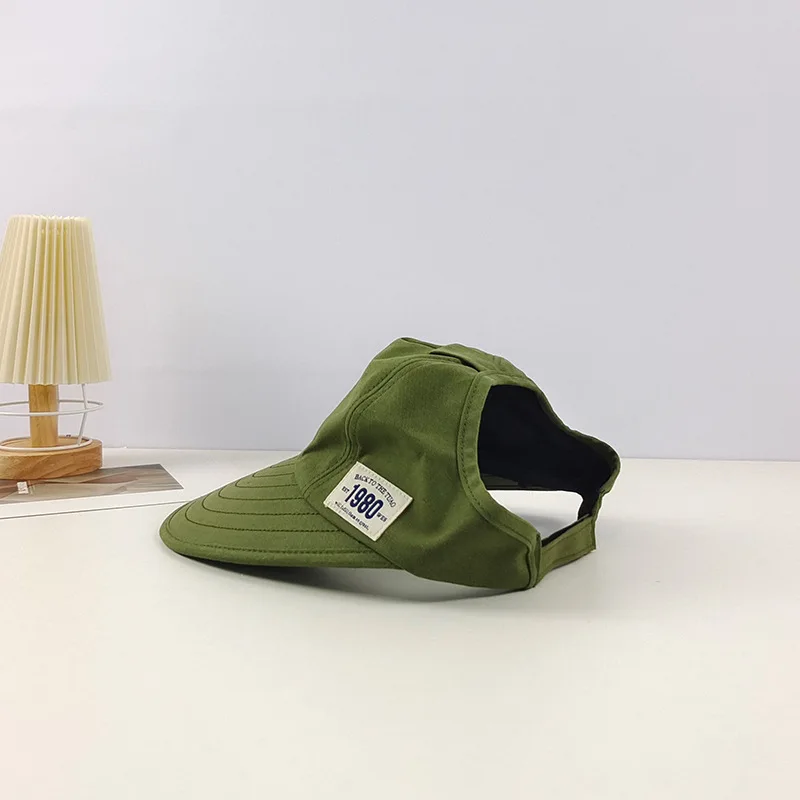 Wholesale ponytail baseball cap female summer Korean version of ins running sunblock hat curved eaves empty cap