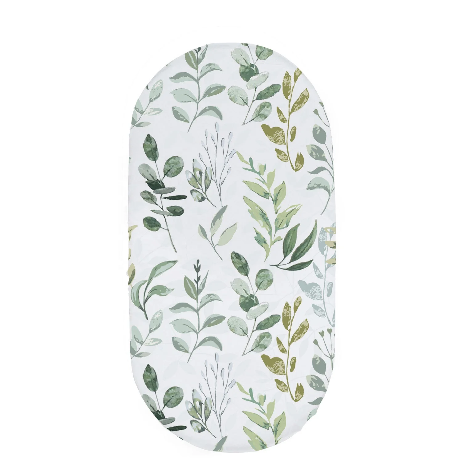 Baby Bassinet Sheet Ultra Soft Fitted Sheet Universal Fit for Bassinets Baby Cradle Moses Basket Oval Pad Mattress