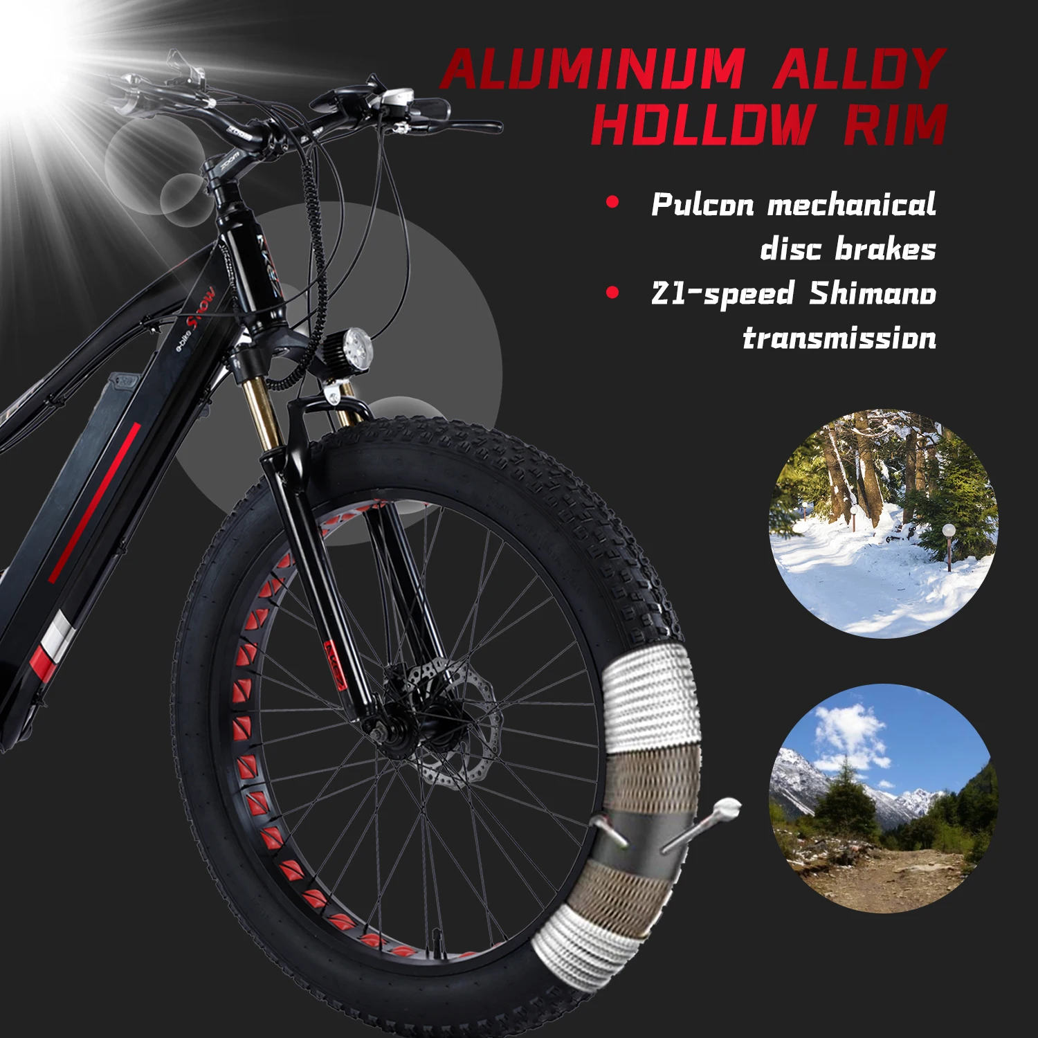 New Fashion 21 Speed lithium battery Electric Bicycle Fast Electric Mountain Bike off-road booster ebike for Adult