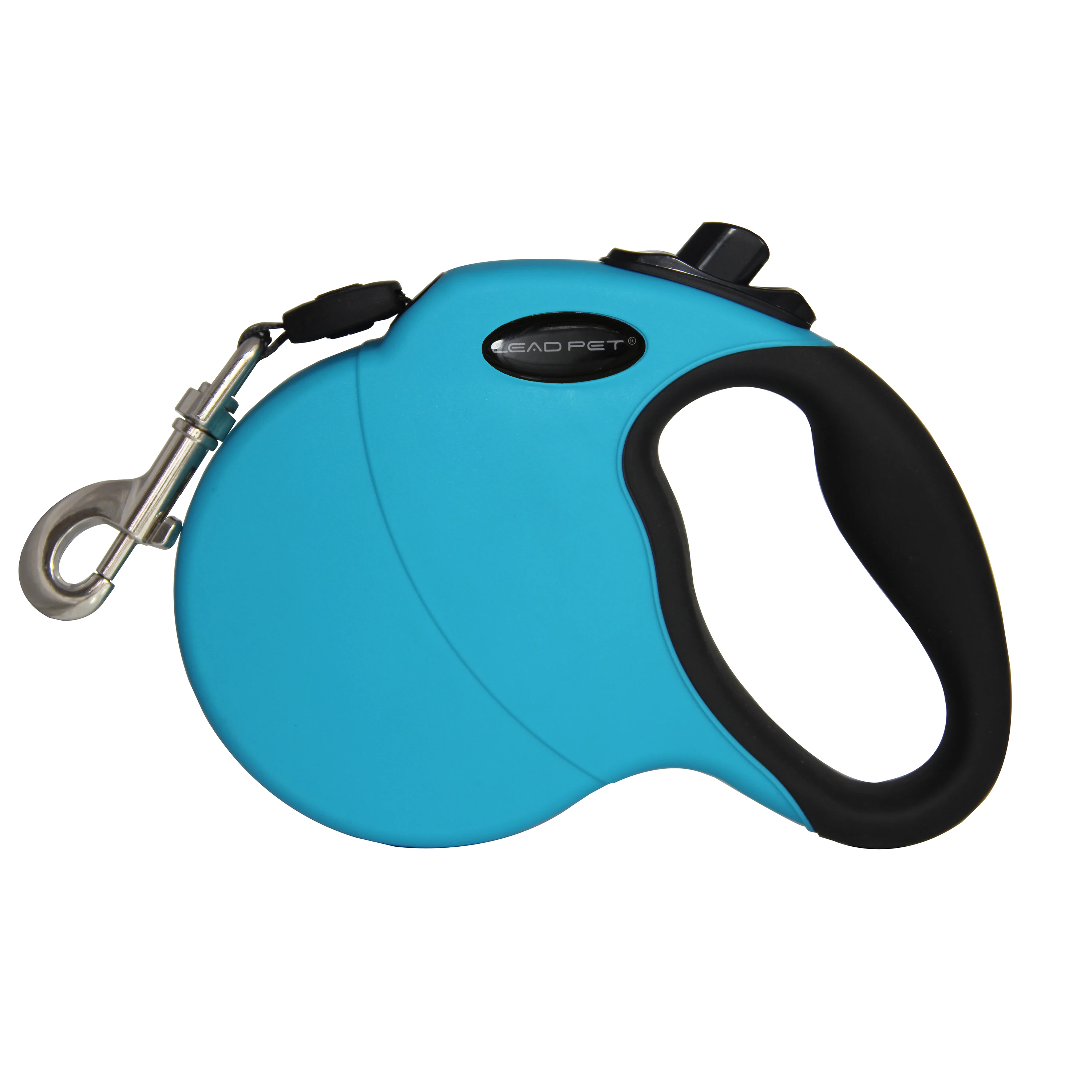 LEAD PET Retractable Dog Leash With Anti-Slip Handle 16 ft Strong Nylon Reflective Tape One Handed Brake Free Movement
