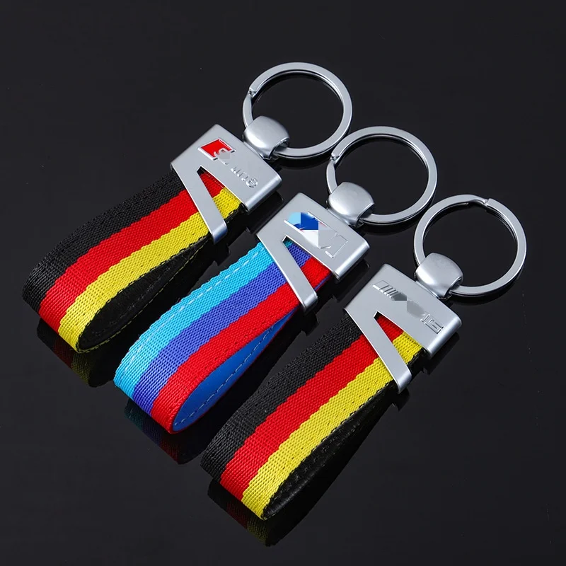New high-end for BMW m-benz AMG Audi sline Volkswagen  Car Key chain pendant