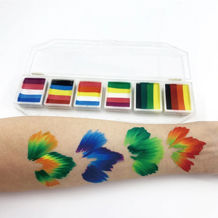 professional private label custom logo cheap face painting factory price cosplay face paint kit