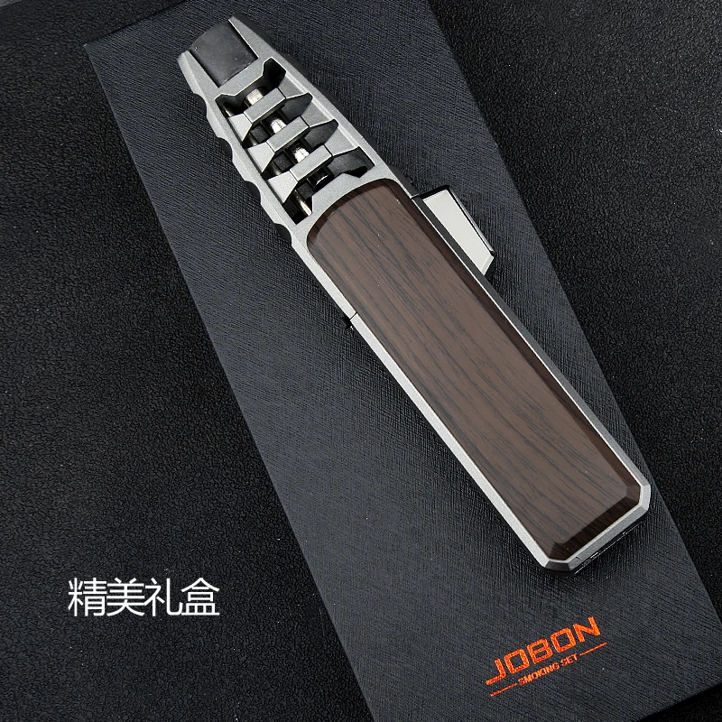 Зажигалка Qianxun для сигар металлическая Бутановая газовая зажигалка барбекю кухни дыма Jet Flame под заказ с логотипом заказчика оптовая