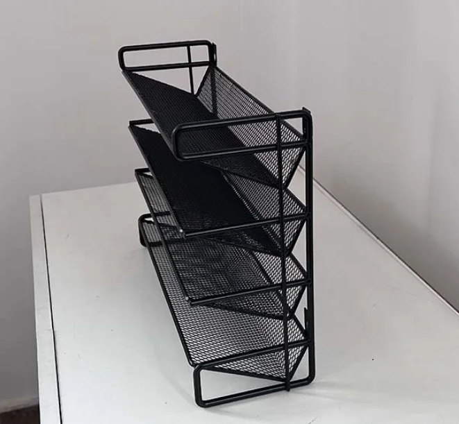 Factory customized 3 tier Kitchen Storage Organizer Spice Rack  with floor and wall hanging options