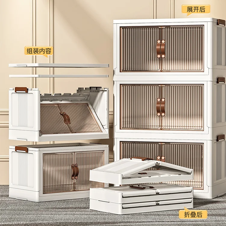 Plastic Storage Box Cabinet Children Toys Storage Book Shelf multi-functional save space kitchen storage cabinet