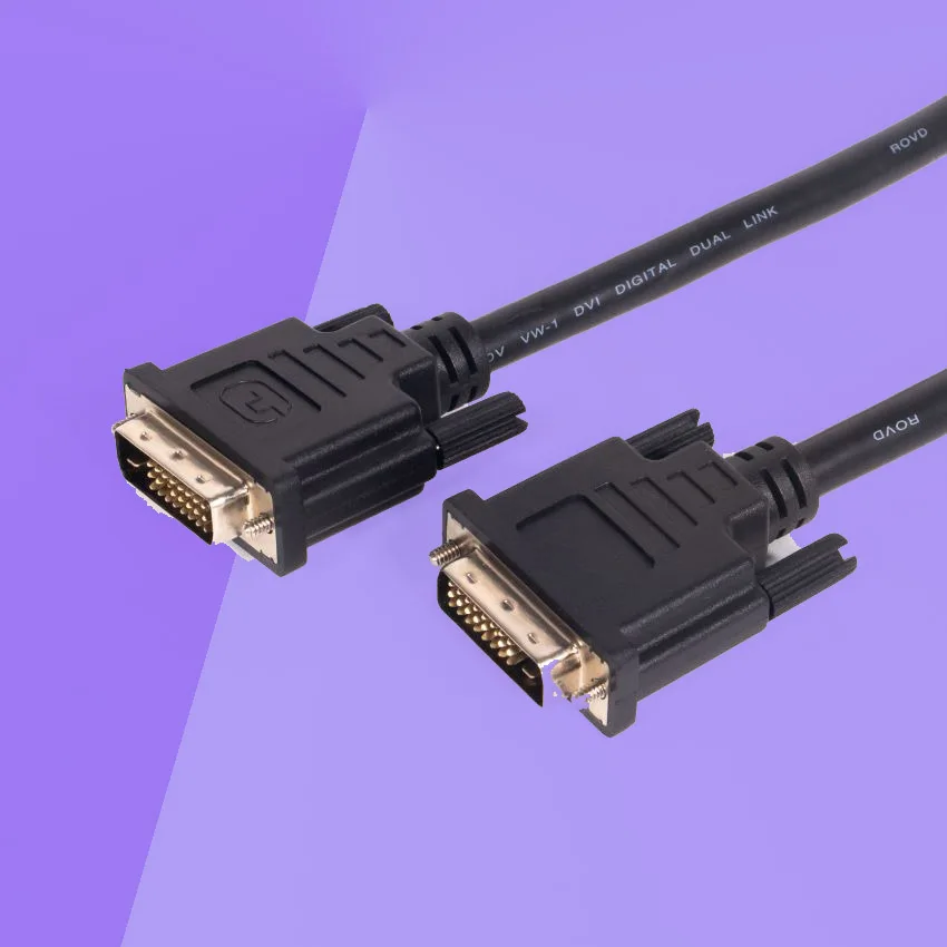 OEM ODM Factory quality good 1M   DVI M To DVI M Cable  4K 60Hz 144Hz For PC Monitors computer C Cable