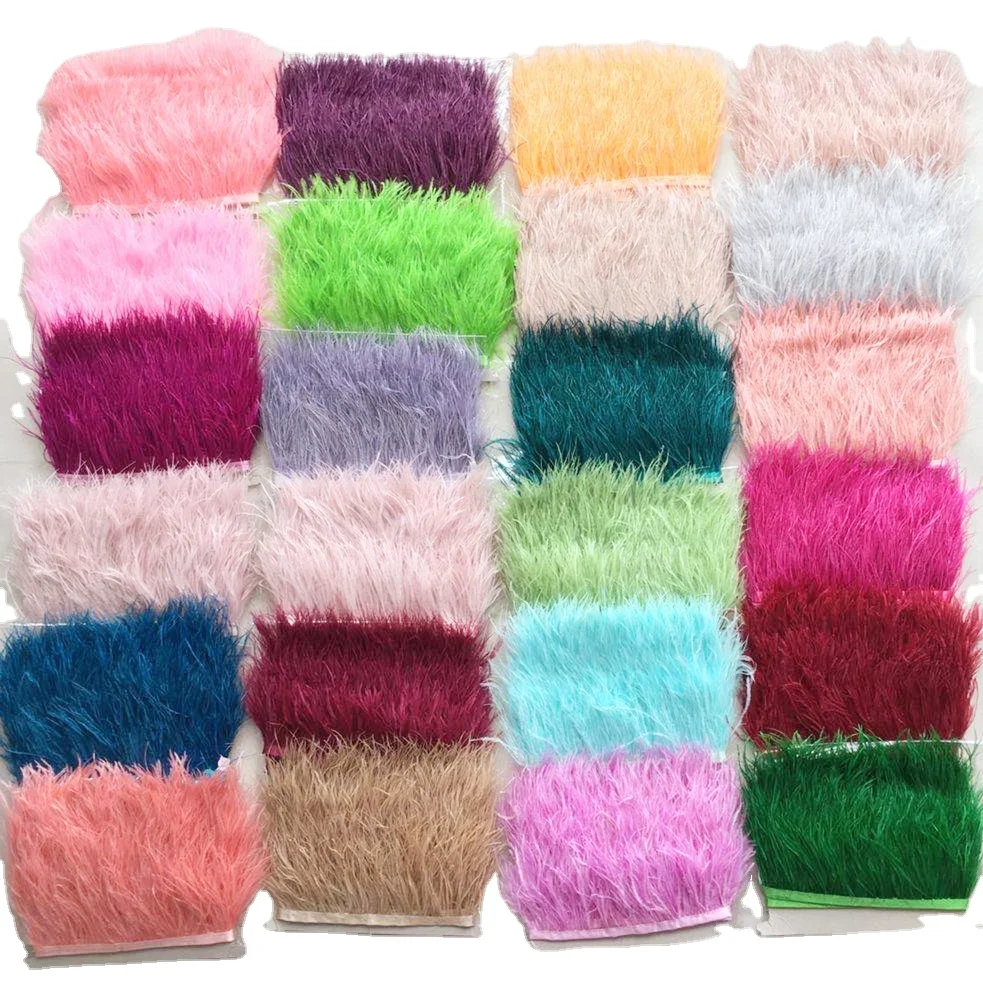 8-10 см страусиные перья бахрома перо отделка по низкой цене