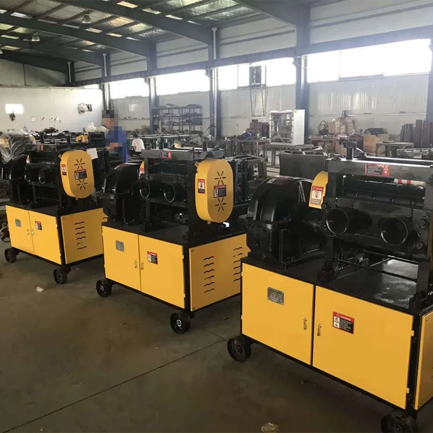 China Waste Round Bar Straightener Supply Scrap Bar Straightening Machine