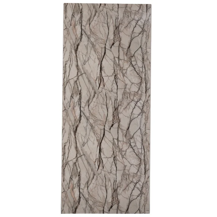 Uk market shower panel 1000mm*10mm stone marble pvc interior wall cladding