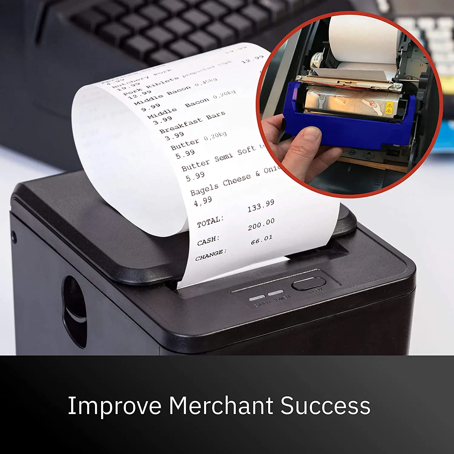 China Manufacturers high quality thermal paper manufacturer thermal paper for POS/ATM