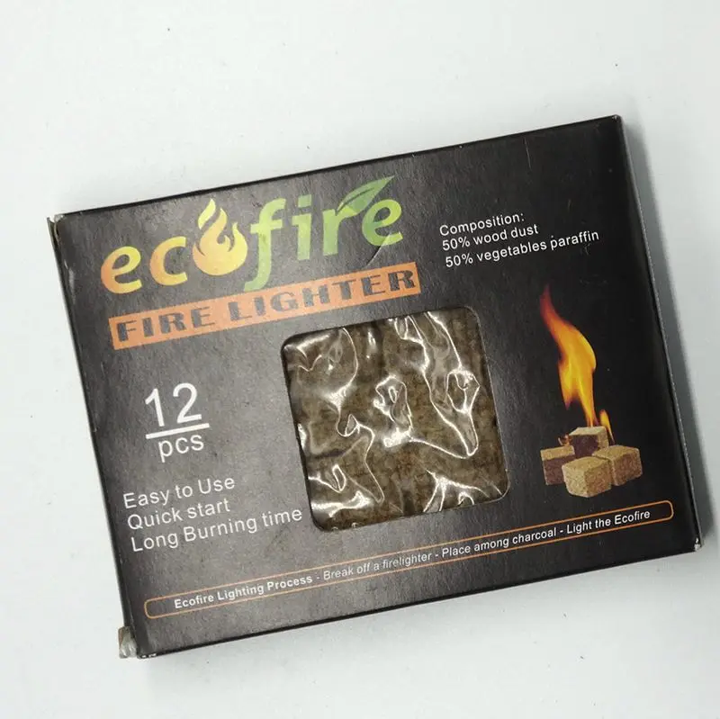 BBQ Charcoal accessories paraffin wood stove smoker fire starter cubes