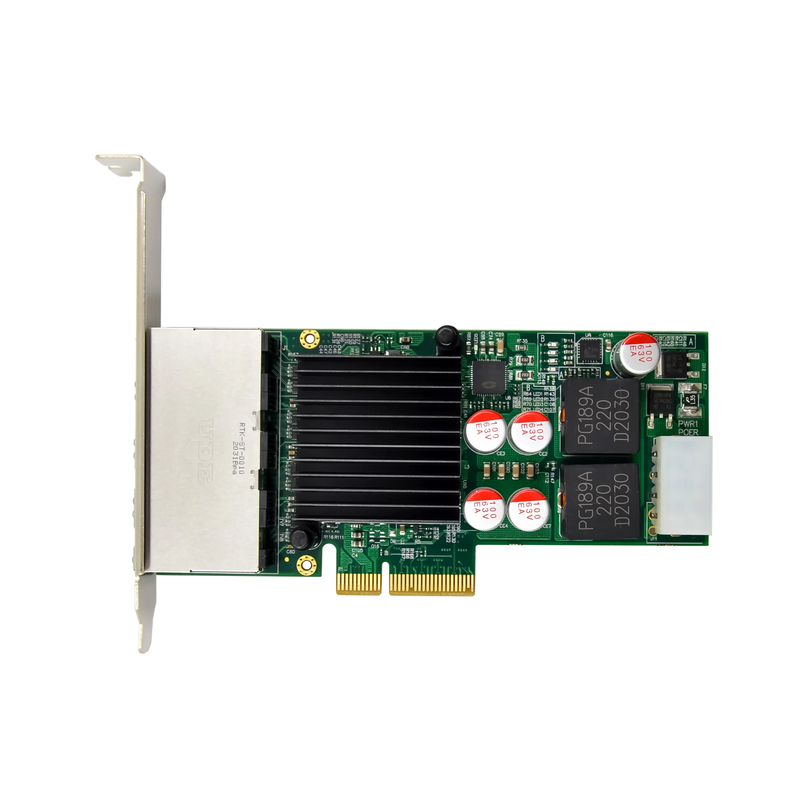 Intel I350 chipset PCIE Gigabit 4-port POE network card I350-T4 wired network card 4 network port PoE Ethernet adapter