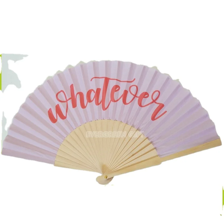 Ручной деревянный вентилятор с испанской раскраской