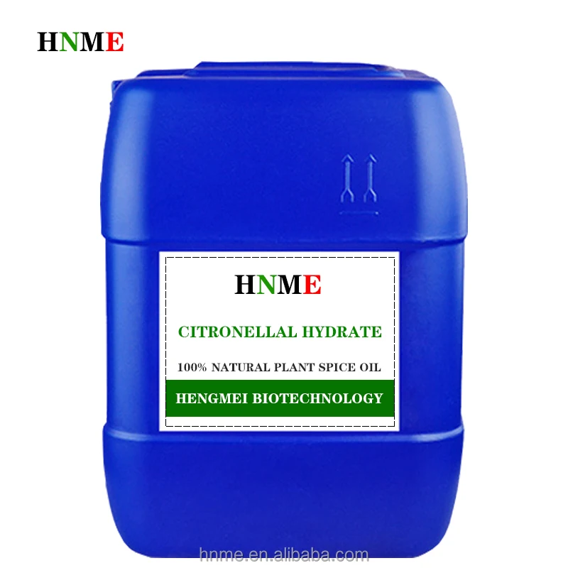 Citronellal hydrate 100% natural plant spice essential oil Top quality Raw material 1L multi-purpose CAS NO. 107-75-5