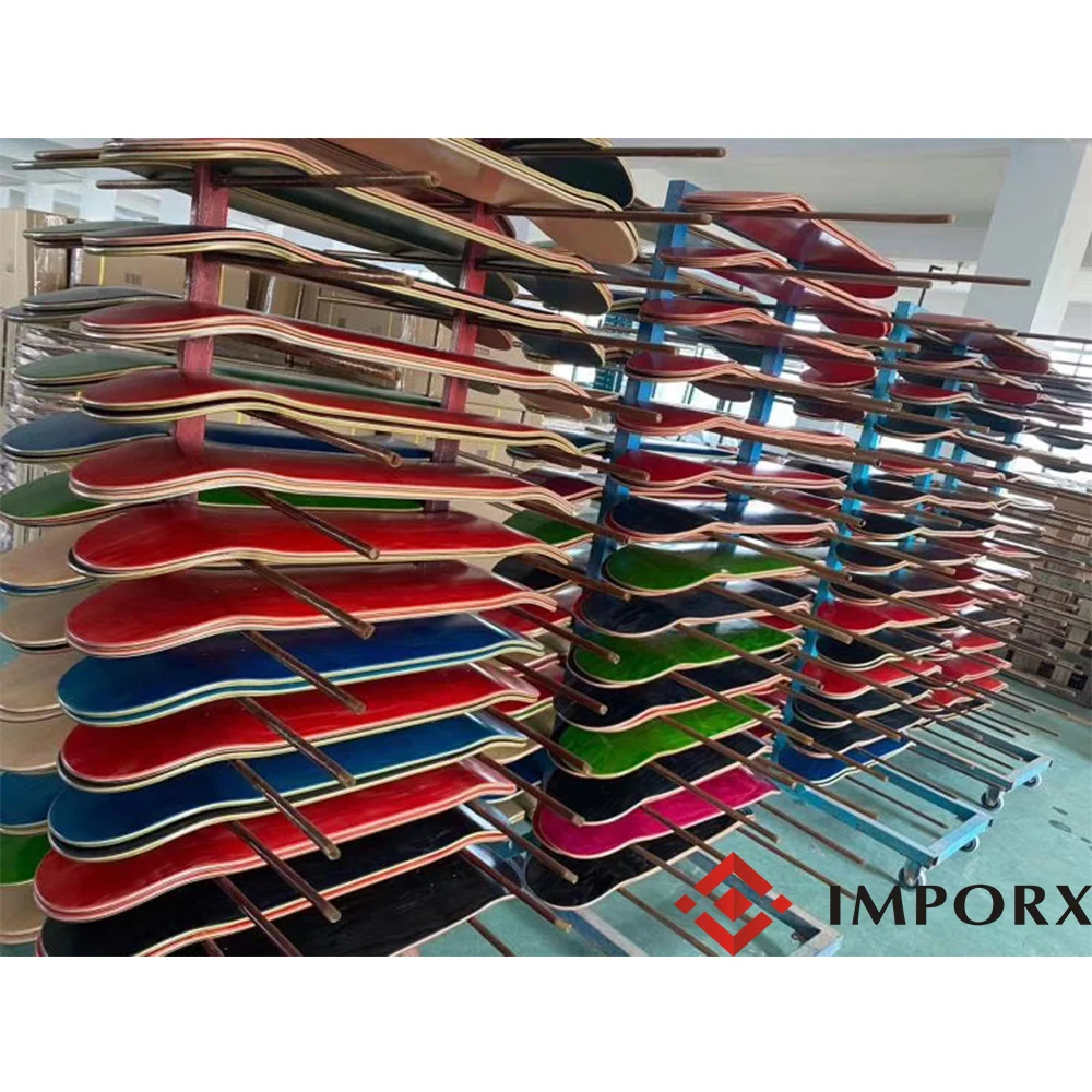 
professional custom 7 ply canadian maple in blank skateboard deck 