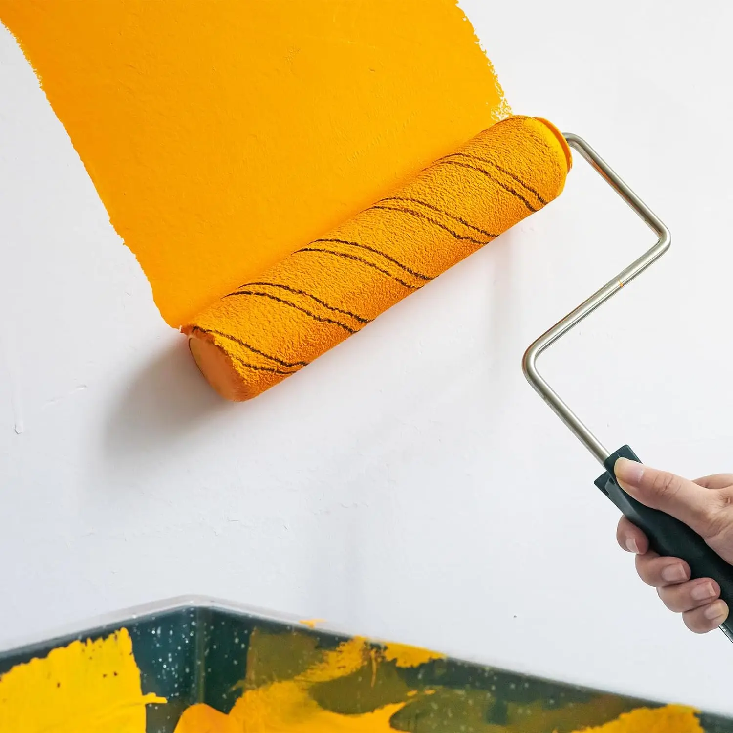 Factory Price General painting roller hand held 250mm/180mm/100mm wall paint brush roller tool kit