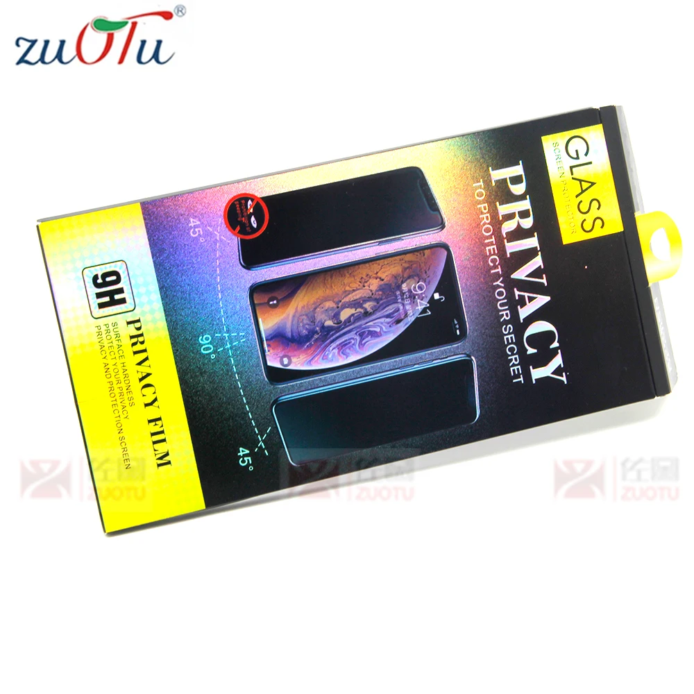 Упаковочная коробка из закаленного стекла 0,3 мм 9H для защиты экрана, подходит для iphone 6, 7, 8x6,1, 6,5 xs и galaxy S8, s9 note 9 note