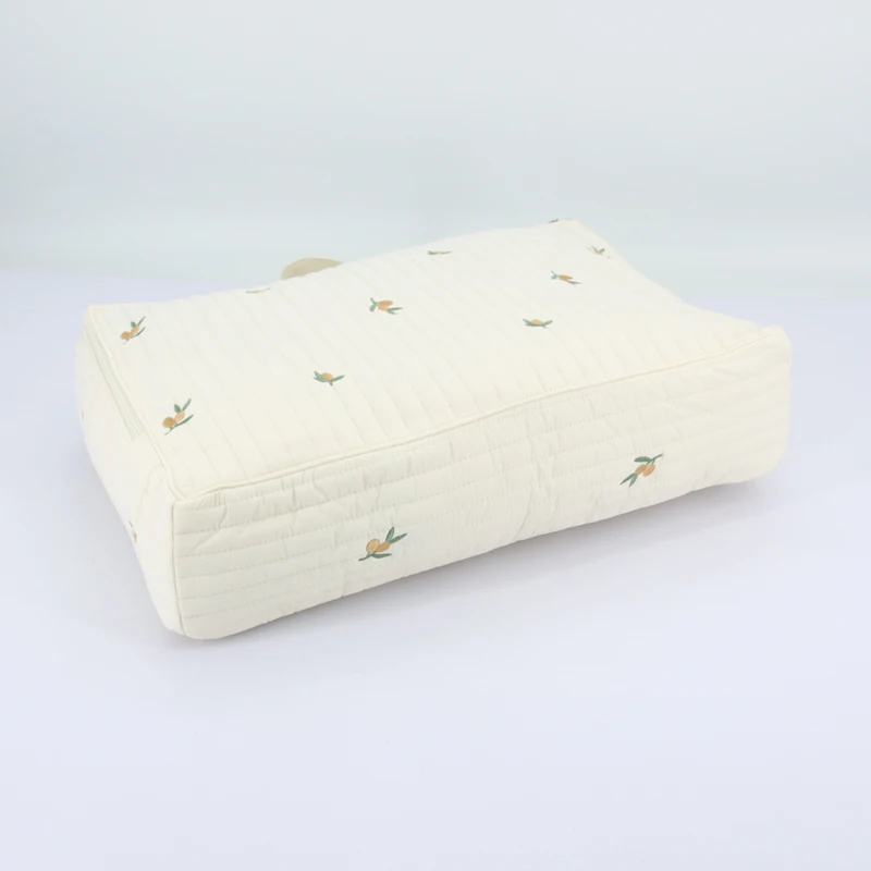 Embroidered Mummy Multi-function Bear Diaper Storage Quilt Mummy Baby Nappy Bag Sets