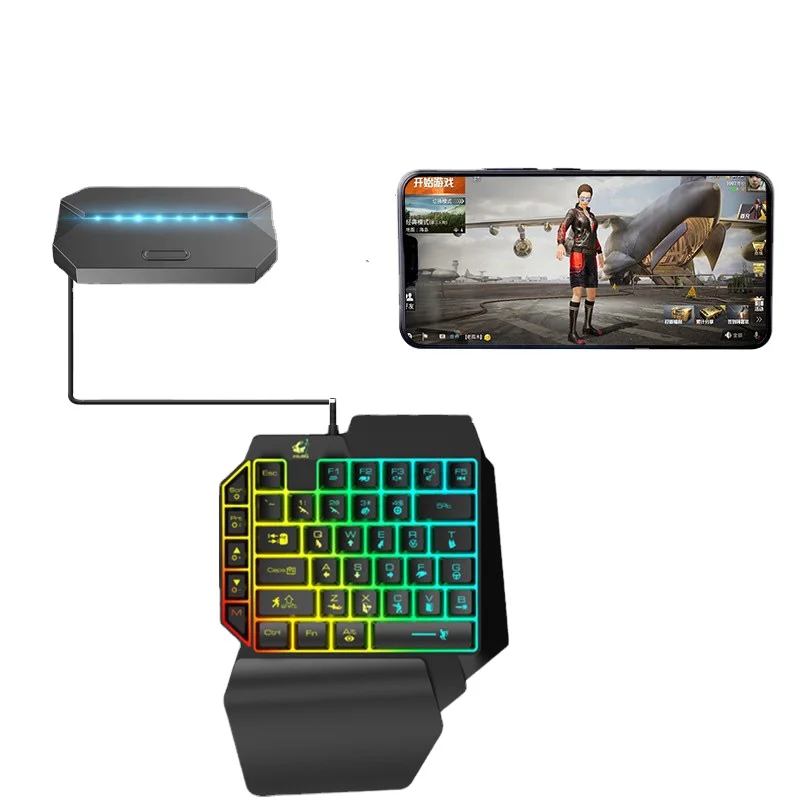 ZIYOULANG G6 игровой конвертер RGB легкий геймпад клавиатура и мышь конвертер для коммутатора Xbox PS4 5