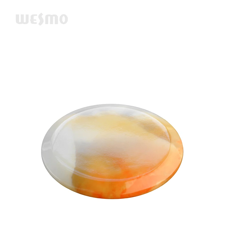 Real Marble Look Resins Housewarming Gift Custom Marble Round Resin Coaster