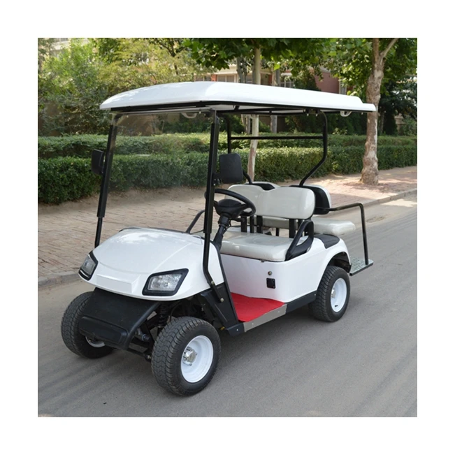 Club Car Golf Cart 30km/h 120A 100km Electric Golf Carts 2 rows 4 Seats Golf Car