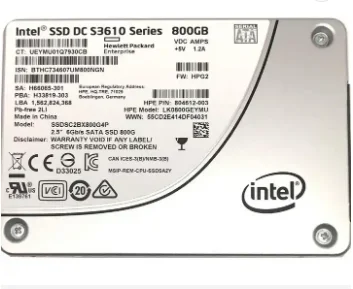 Hot Sale  2.5' Solid State Drive dell SSD DC S3610 Series 800GB SATA