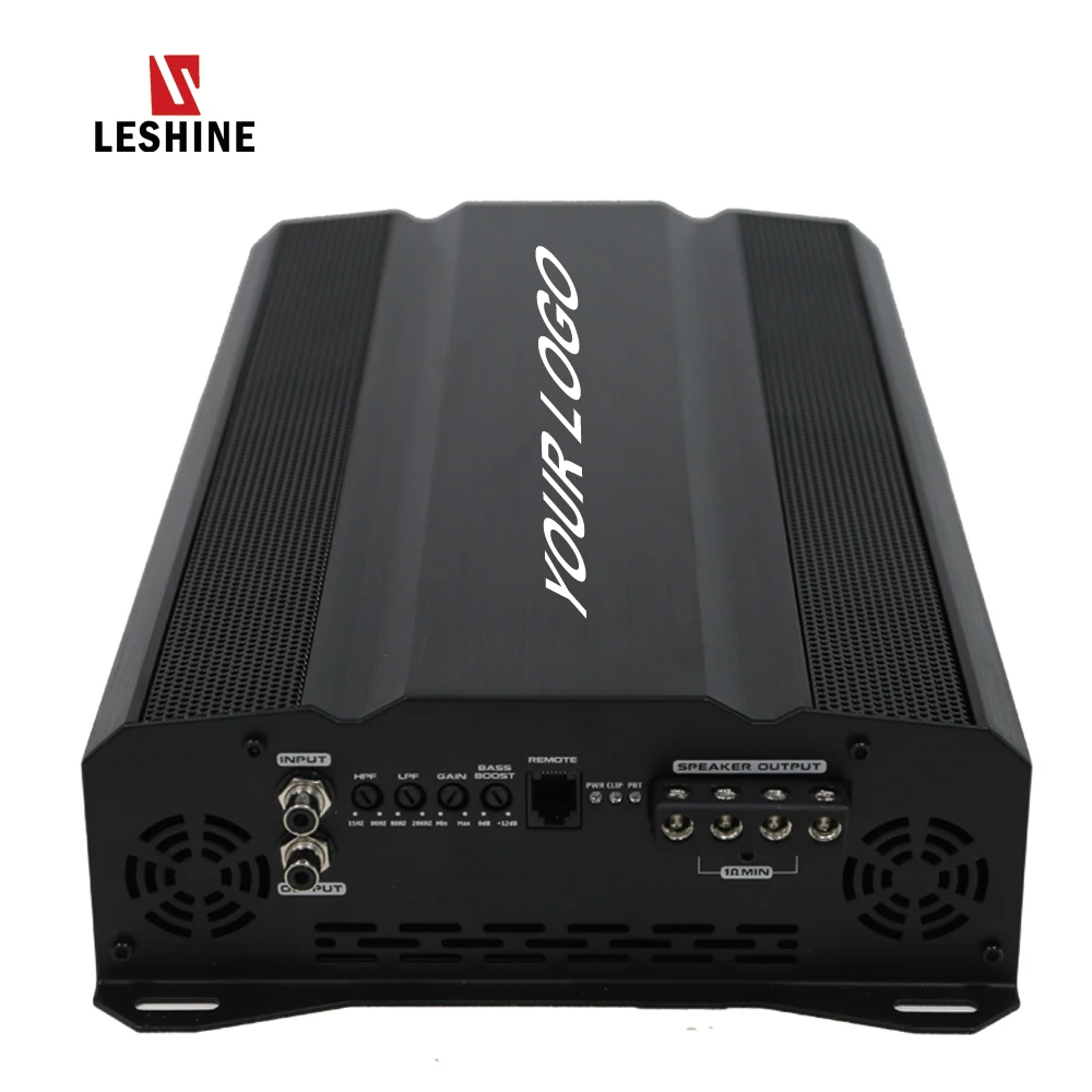 Leshine R 8000 1 автомобильный звуковой музыкальный одноканальный системный усилитель аудио моноблок соревнование Автомобильные усилители с басовым