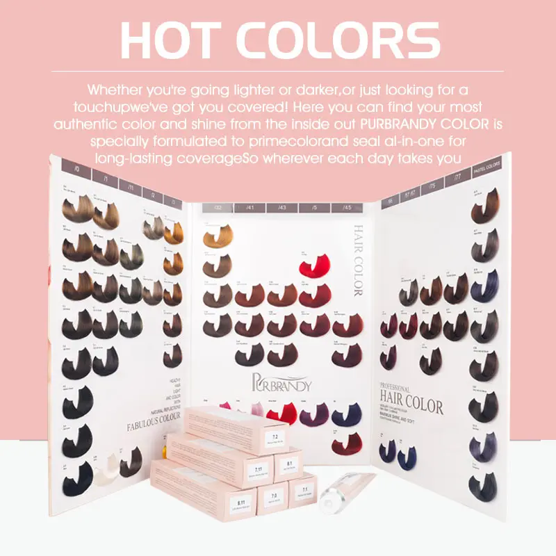 Professional Semi Permanent Hair Colour Factory Wholesale Price No Ammonia Hair Dye