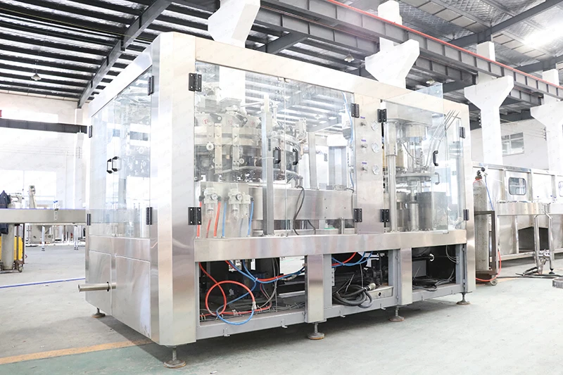 Full Automatic Line Aluminum Tin Can Soda Beer Washing Filling Sealing